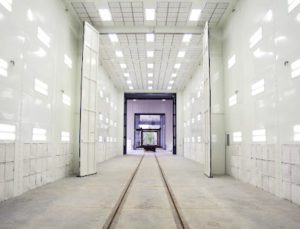 Rail Industry spray booth