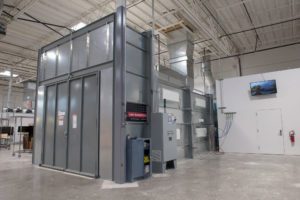 industrial spray booth