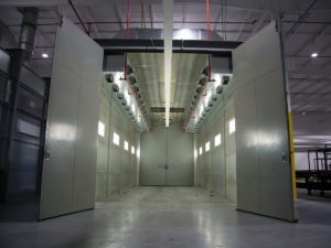 Industrial spray booth