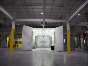 Industrial spray booth