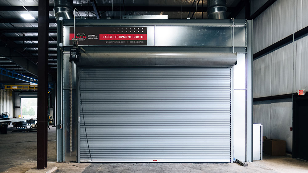 Large Equipment spray booth