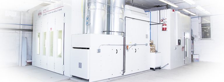 Automotive paint booth