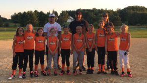 Adam Kueh, Justin Johnson and Angie Gleiter, Osseo-Fairchild T-ball