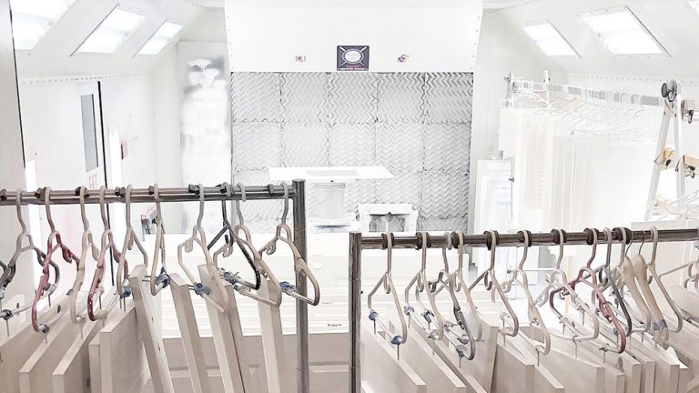 Woodworking paint booth