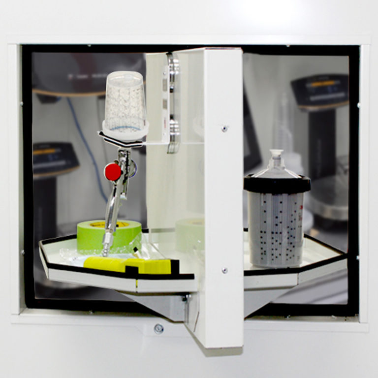 GFS Paint Mix Room Turntable for access in between GFS Paint Booth and GFS Paint Mix Room