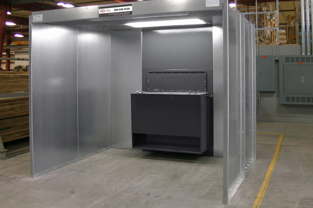 Dust Collection Booth with Dust Collection module