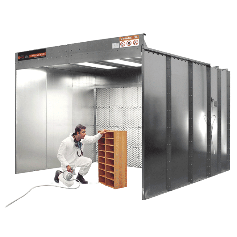 Dry Filter Open Face Paint booth by GFS for Woodworking