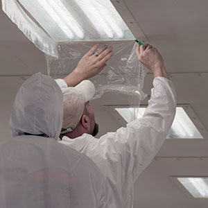 GFS light fixture protective film