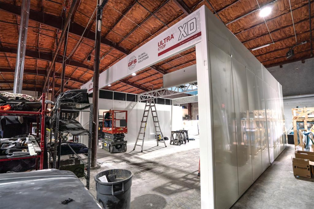 installation of a GFS Prep booth