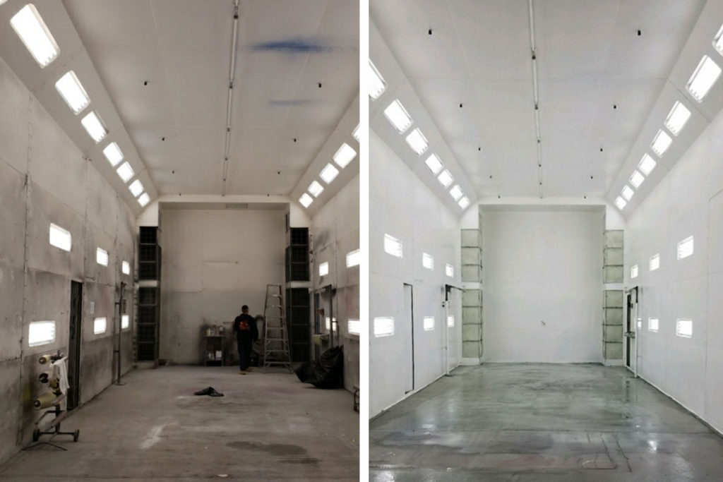 GFS - SPM, after paint booth has been serviced