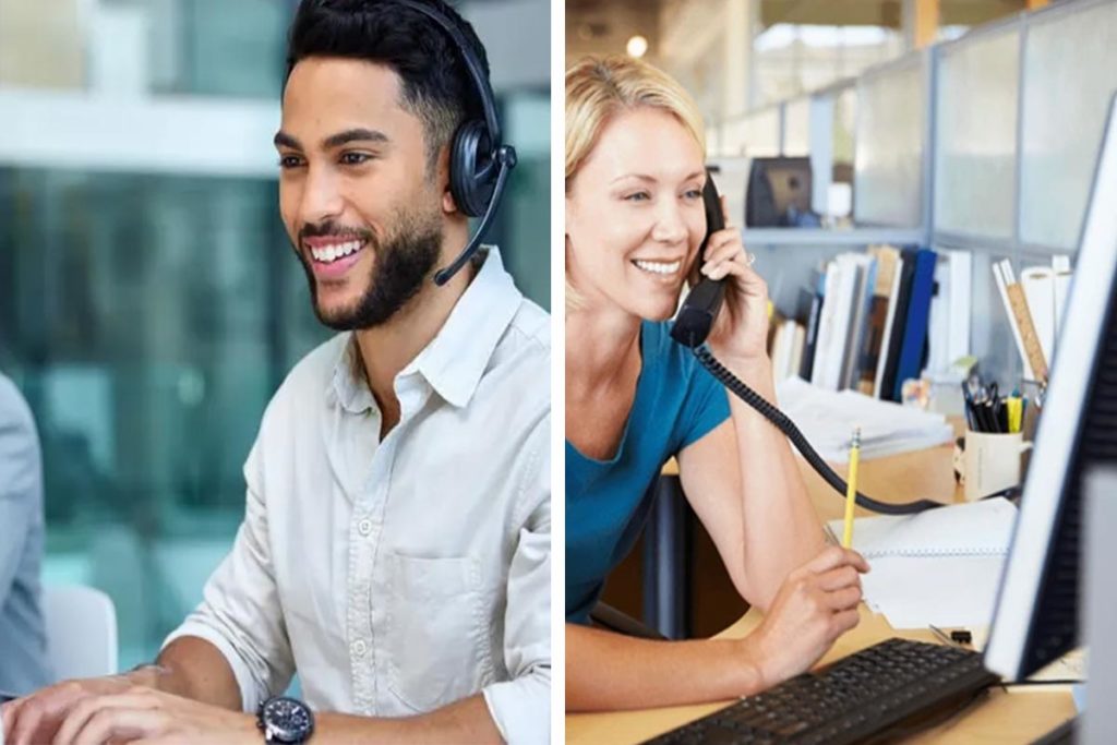 dedicated GFS - SPM Service Technicians on the phone