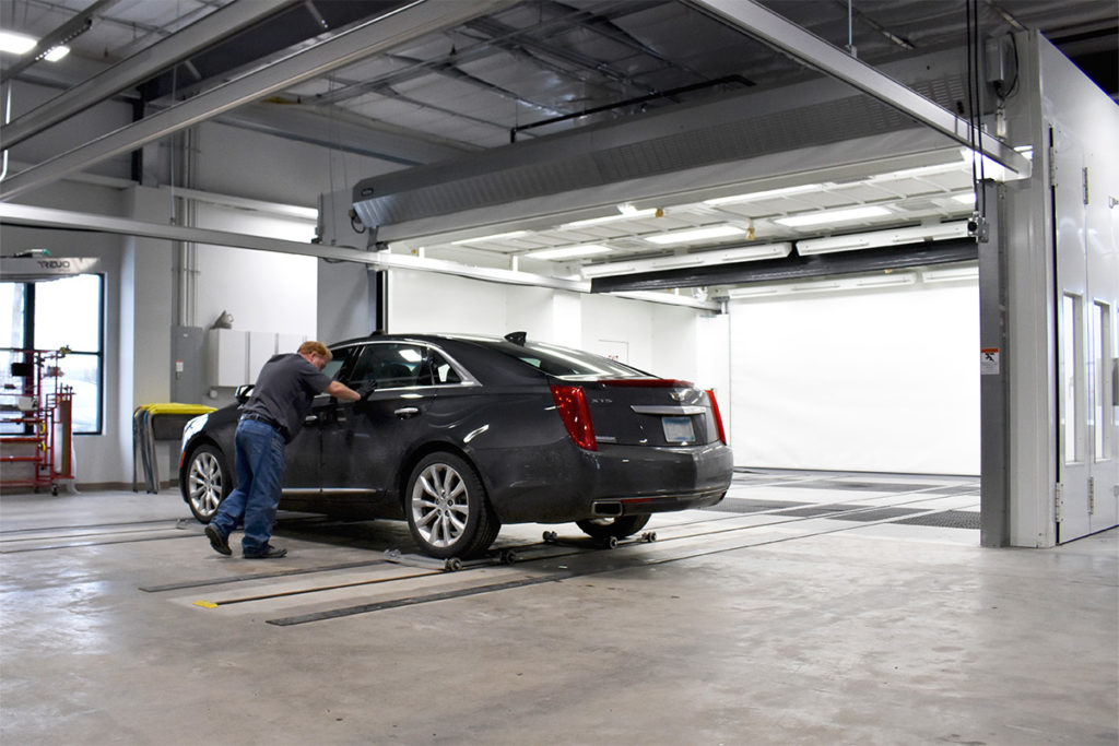 GFS Side-Load system within a GFS Paint Booth